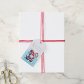 自分だけの楽しいクリスマスキャンディケーンの小人のクリスマスを作ろう ギフトタグ (より糸付き)