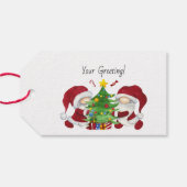 自分だけの楽しいクリスマスツリーのノームを作ろう ギフトタグ (裏面横)