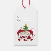 自分だけの楽しいクリスマスツリーハッガーゴノームを作ろう ギフトタグ (正面)