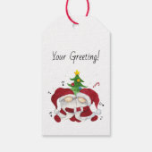 自分だけの楽しいクリスマスツリーハッガーゴノームを作ろう ギフトタグ (裏面)