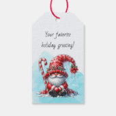 自分だけの楽しいペッパーミントクリスマスノームを作ろう ギフトタグ (裏面)