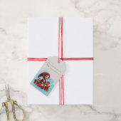 自分だけの楽しいヴィンテージクリスマスノームを作ろう ギフトタグ (より糸付き)