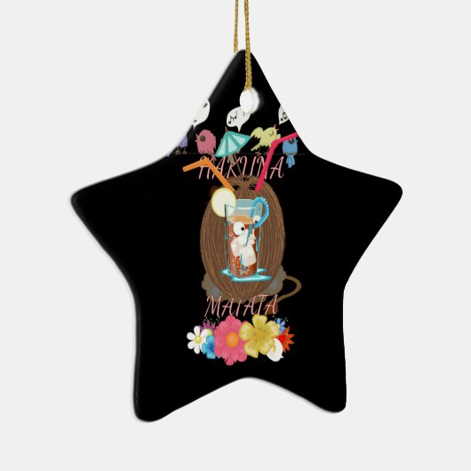 自分だけの楽しい夏のビーチパーティーを作ろう セラミックオーナメント (右)