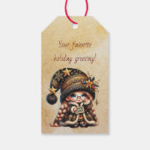 自分だけの楽しい魔法のクリスマス・ノームを作ろう ギフトタグ (裏面)