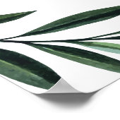 自分だけの水彩グリーンポスターを作ろう ポスター (角)