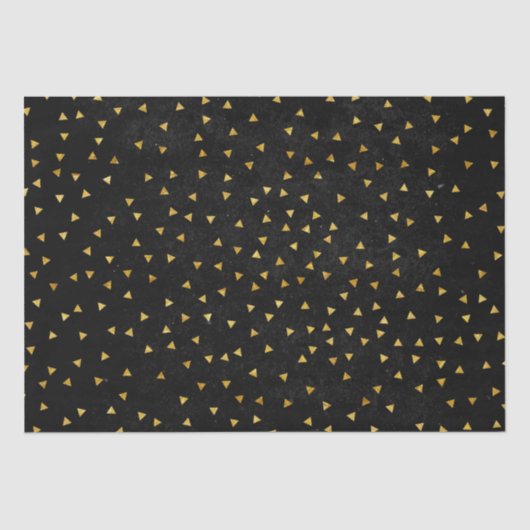 自分だけの無地 ブラック ゴールドを作成 薄葉紙 (正面)