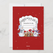 自分だけの特別なクリスマスをカラフルに シーズンカード (裏面)