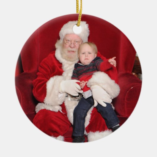 自分だけの特別なクリスマスオーナメントを作ろう セラミックオーナメント (正面)