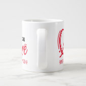 自分だけの特別なデザイン - ジャンボマグカップ ジャンボコーヒーマグカップ (裏面)