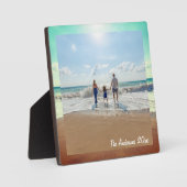 自分だけの特別な家族の思い出の写真を作ろう フォトプラーク (正面)