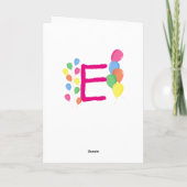 自分だけの特別な誕生日カードをデザインしよう カード (裏面)