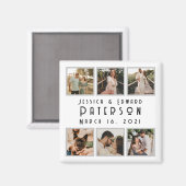 自分だけの特別な贈り物にしよう。最新の写真を使った、愛を込めたオーダーメイドギフト マグネット (正面/裏面)