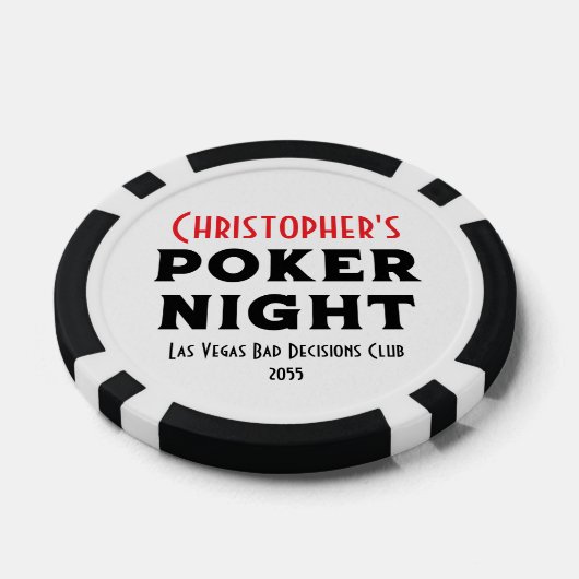 自分だけの独身最後の夜を作ろう ポーカーチップ (シングル)