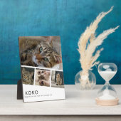 自分だけの猫の写真を作成 フォトプラーク (側面)