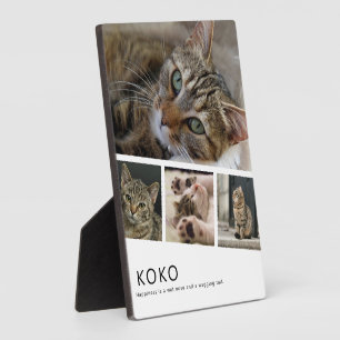 自分だけの猫の写真を作成 フォトプラーク