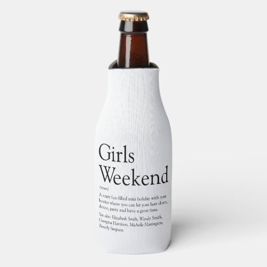 自分だけの理想の女子だけの週末プラン ボトルクーラー (ボトル正面)