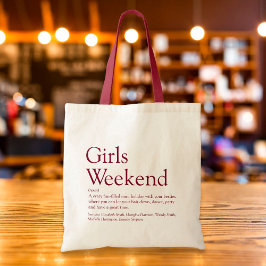 自分だけの理想の女子会を定義して。バーガンディーレッド, 理想の女子会とは？を定義して、ベストフレン トートバッグ