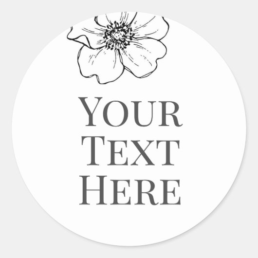 自分だけの画像テキストステッカー レインボー ラウンドシール (正面)