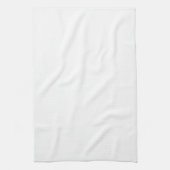 自分だけの白いカスタマイズ可能なデザイン キッチンタオル (縦)
