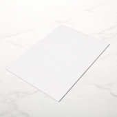 自分だけの白い、名前や文字を入れることができるものを作って 箔招待状 (回転した状態)