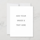 自分だけの白を作る マグネット招待状 (正面)