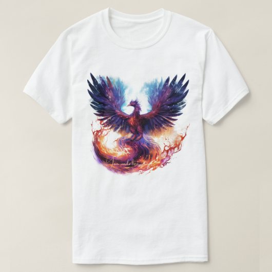 自分だけの神話の鳳凰を創造しよう Tシャツ (デザイン正面)