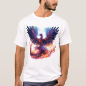 自分だけの神話の鳳凰を創造しよう Tシャツ (正面)
