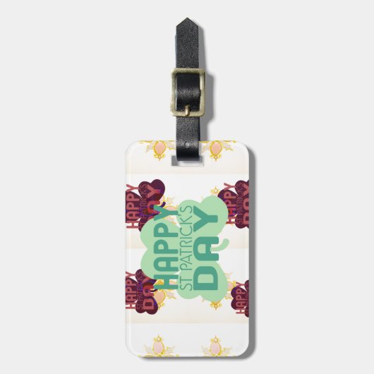 自分だけの素敵なハッピーハロウィン（あなたはセントパトリックデイだと言った！）を作ってください ラゲッジタグ (正面縦)