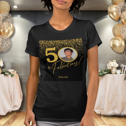 自分だけの素敵な誕生日フォト Tシャツ