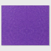 自分だけの紫のグリッターを作成 ラッピングペーパー (フラット)