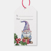 自分だけの紫の小人のプレゼントを作ろう ギフトタグ (正面)