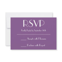 自分だけの紫のRSVP