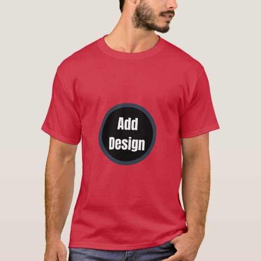 自分だけの編集可能なデザイン Tシャツ (正面)