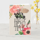 自分だけの美しいグリーティングカー空白のドになる カード (黄色い花)