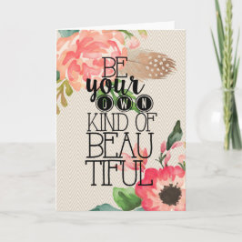 自分だけの美しいグリーティングカー空白のドになる カード