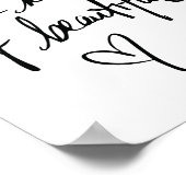 自分だけの美しい引用文ポスター ポスター (角)