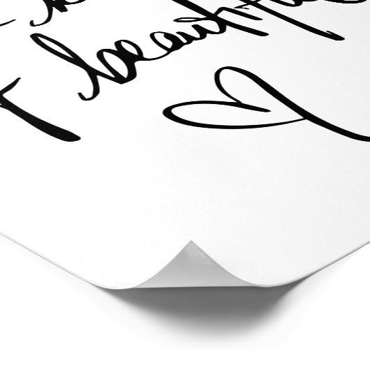 自分だけの美しい引用文ポスター ポスター (角)