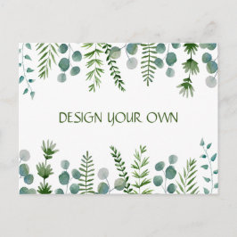 自分だけの花のデザインの招待状ポストカードを作成 インビテーションポストカード