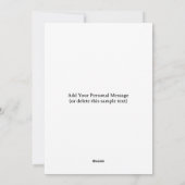 自分だけの花の12枚写真コラージュをデザイン シーズンカード (裏面)