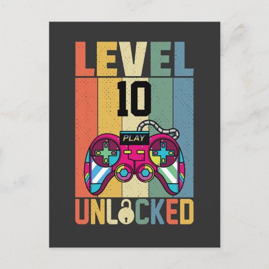 自分だけの衣装を作成 レベル解放 インビテーションポストカード (正面)