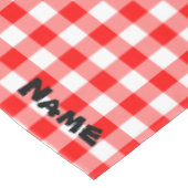 自分だけの赤いギンガムを作ろう テーブルクロス (アングル)