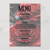 自分だけの赤いバラのクローズアップを作成 メニュー (正面)