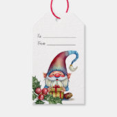 自分だけの赤と青のノームのプレゼントを作ろう ギフトタグ (正面)