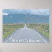 自分だけの道を選ぼう ポスター (正面)