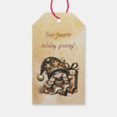 自分だけの魔法のクリスマス・ノームのプレゼントを作ろう ギフトタグ (裏面)