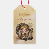 自分だけの魔法のクリスマス・ノーム・ギフトを作ろう ギフトタグ (裏面)