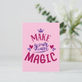 自分だけの魔法を創造しよう ポストカード (スタンド正面)