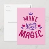 自分だけの魔法を創造しよう ポストカード (正面/裏面)