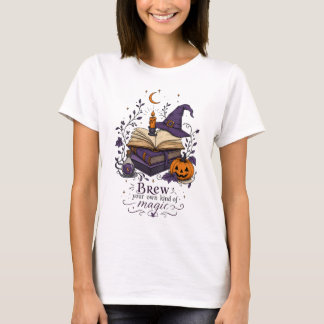 自分だけの魔法を醸し出す魔女 Tシャツ