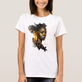 自分だけの黄金の女神を作成する Tシャツ (正面)